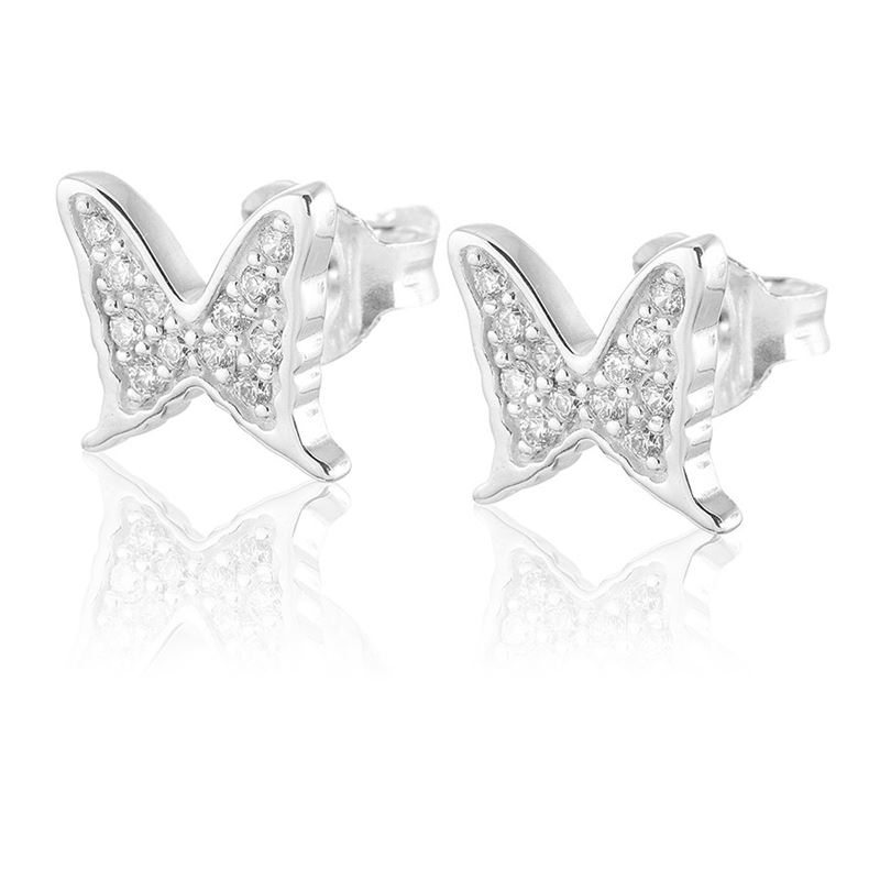 Petite Papillion sparkling earrings