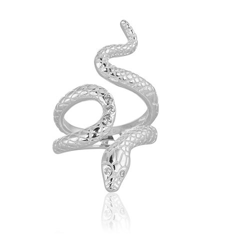 Gynning snake silver ring