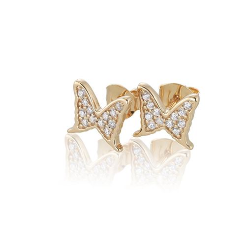 Petite Papillion sparkling earrings