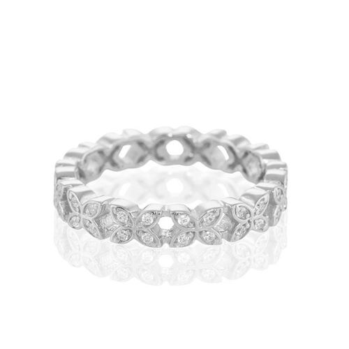 Ring Sparkeling Ellipse mini 17,5 silver 