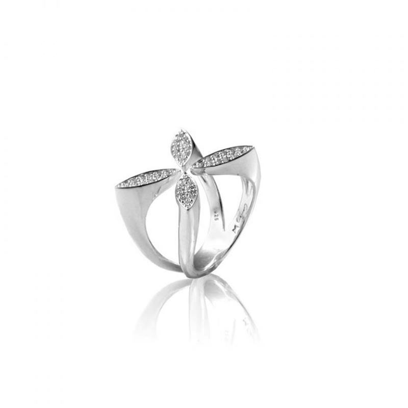  Ring Sparkeling Ellipse silver 19,5 